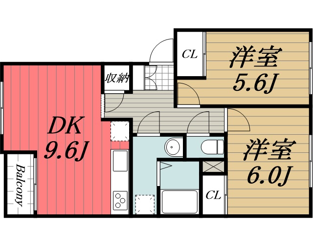 成田市押畑のアパートの間取り