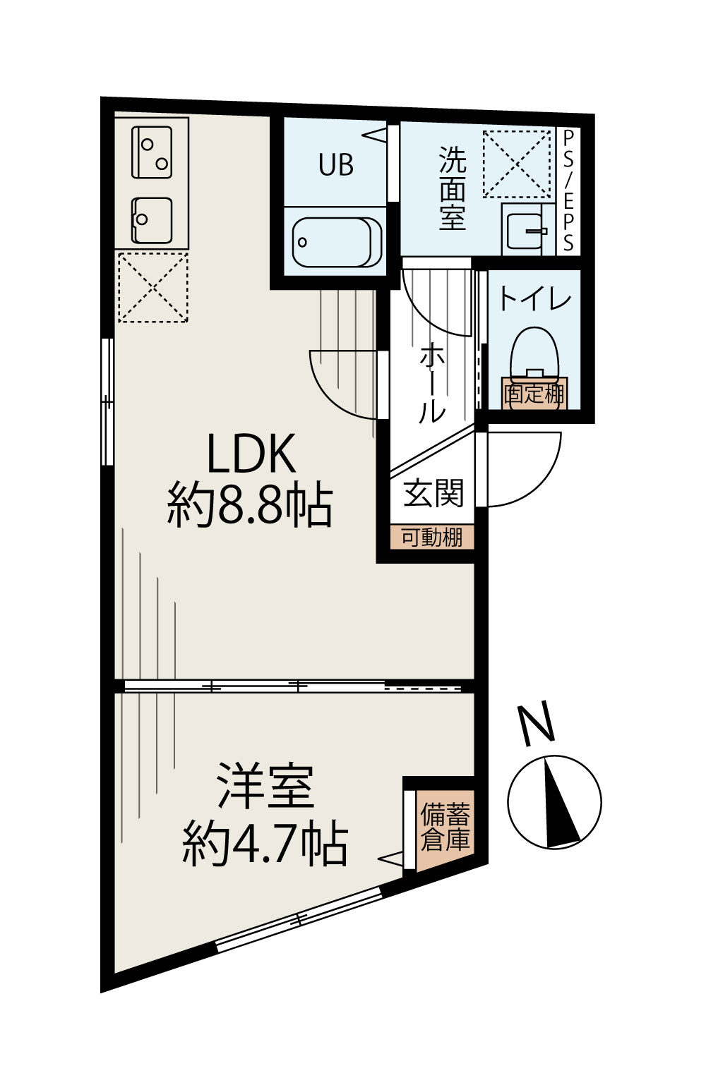 コンフォートわせだの間取り