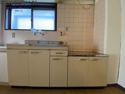 キッチン　ガスコンロ設置可能なキッチンです！