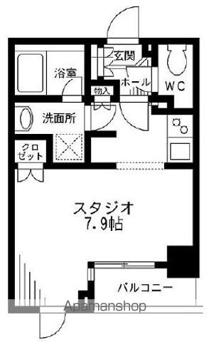 レジディア九段下の間取り