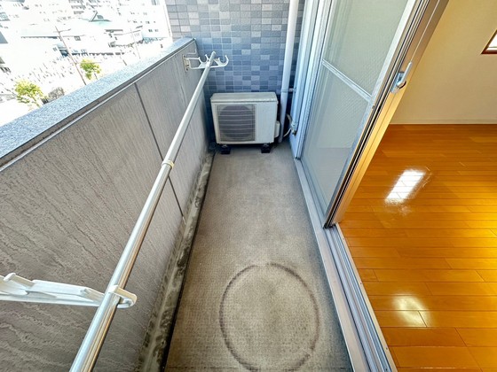 バルコニー　※別部屋の写真です