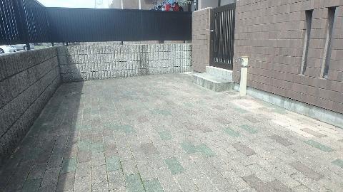 庭　子供のプールが置ける専用庭♪