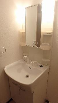 洗面設備　シャワー付きでお掃除も楽チン♪