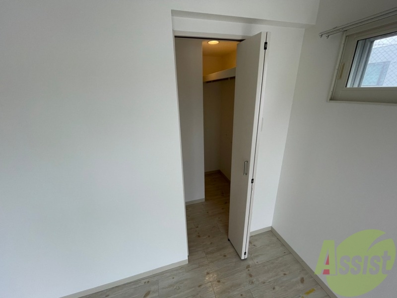 収納　洋室にはクローゼットがあるのですっきり片付きそうです。