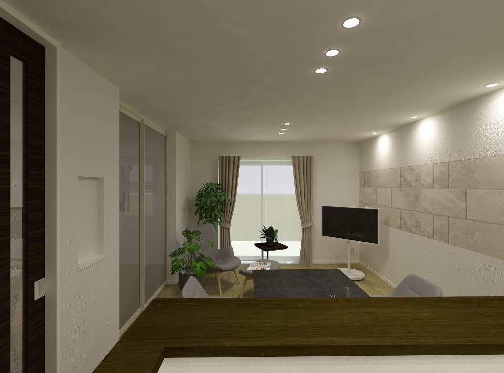 その他部屋・スペース　完成予想図／家具等は配置のイメージで物件に付属しておりません