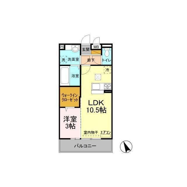 カーサ　フェリーチェの間取り