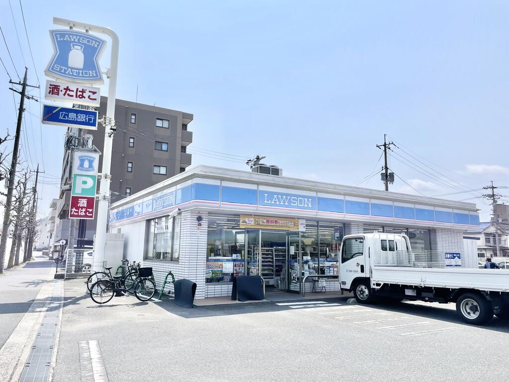 コンビニ　ローソン広島東原2丁目店（コンビニ）まで500m