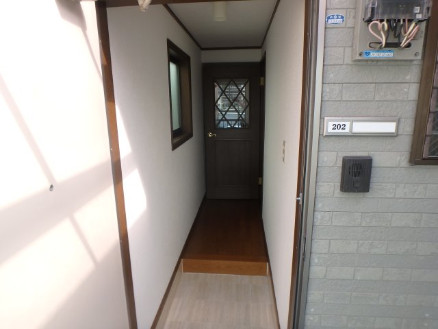 玄関　収納もある玄関です