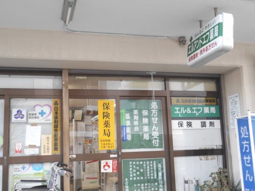 ドラックストア　エルアンドエフ薬局（ドラッグストア）まで858m