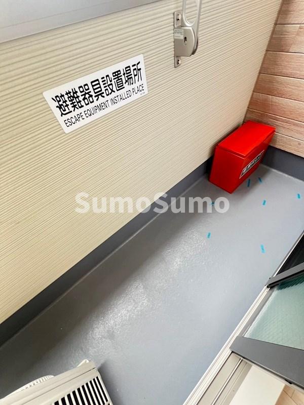 バルコニー　広々としたバルコニーです