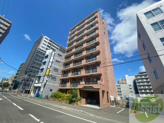 建物外観　札幌市北区北２３条西「アートパレス壱番館」