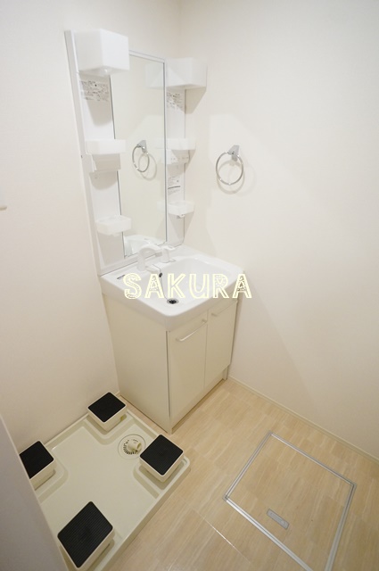 洗面設備　身支度に便利な洗面台♪