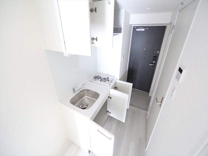 キッチン　システムキッチン（ガス2口コンロ付）