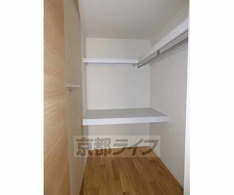 収納　ウォークインクローゼットです。