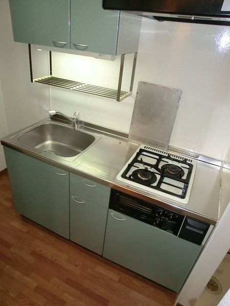 キッチン　２口キッチン完備