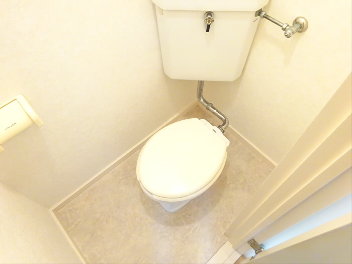 トイレ　落ち着いた色調のトイレです