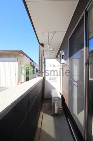 バルコニー　バルコニーがあります