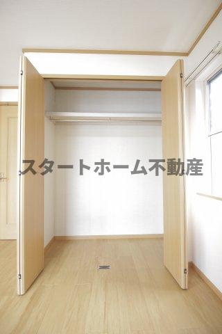 収納　たっぷりとした収納スペースです