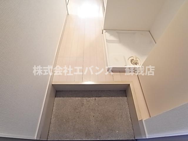 玄関　収納もある玄関です