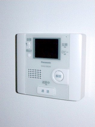 セキュリティ　モニター付きインターホンです♪