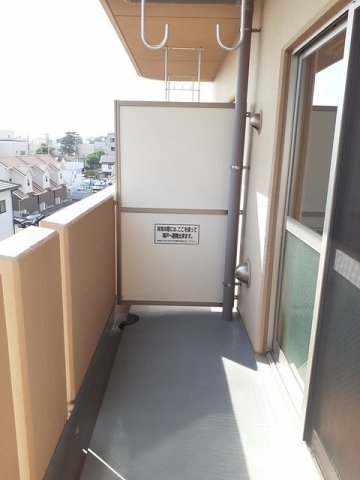 バルコニー　広々としたバルコニーです