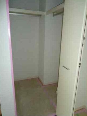 収納　ウォークインクローゼットです