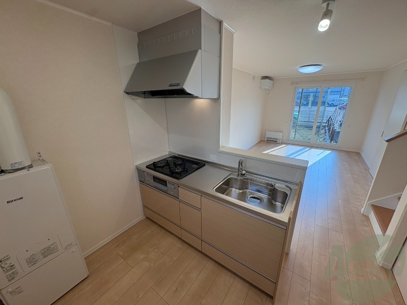 キッチン　システムキッチンなので、すぐお料理に使えます！