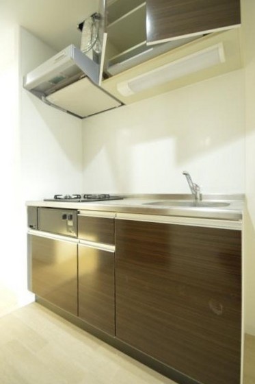 キッチン　２口ガスコンロ付き