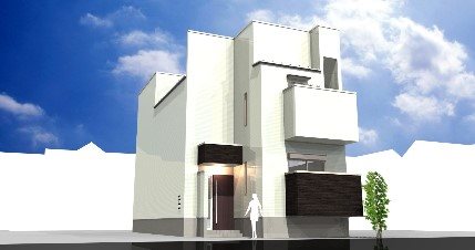 建物外観　イメージパースの為、現状優先