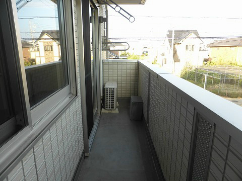 バルコニー　同物件別部屋201