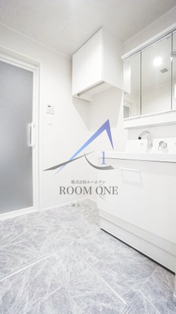 洗面設備　洗面台です。