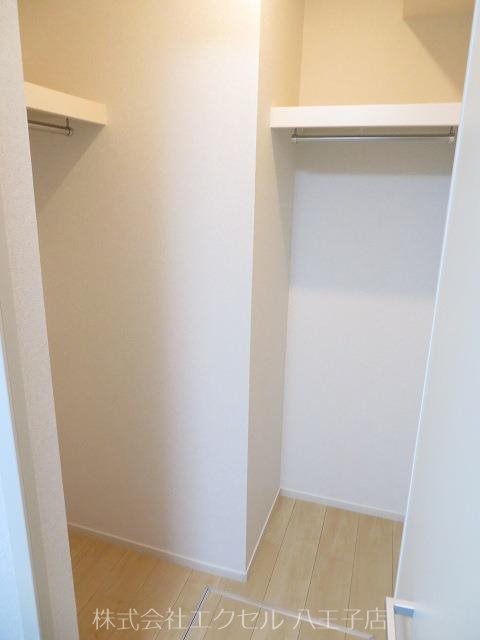 収納　ウォークインクローゼットです。
