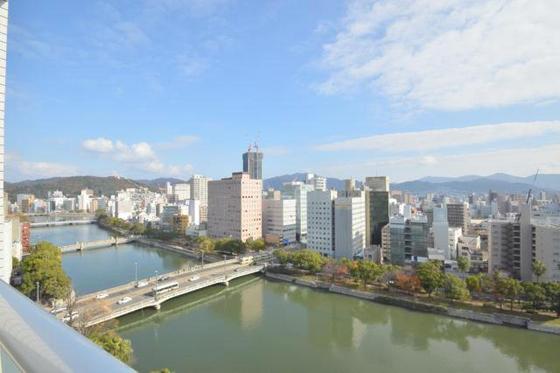 眺望　京橋川を望める景観良好
