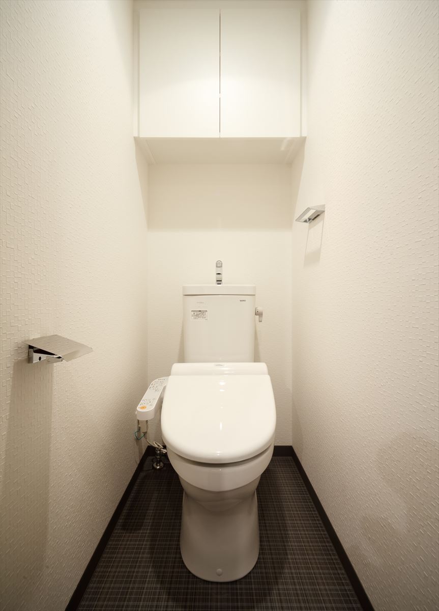 トイレ　ゆったりとした空間のトイレです