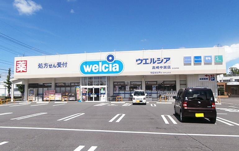 ドラックストア　ウエルシア高崎中居店（ドラッグストア）まで371m