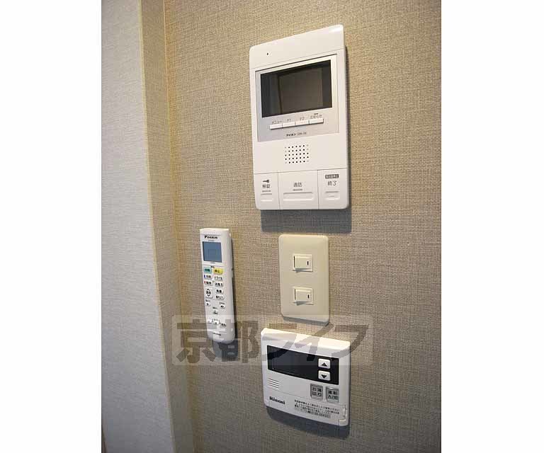 セキュリティ　来客も安心です。