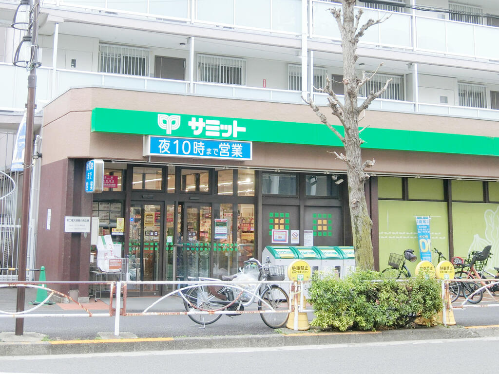 スーパー　サミットストア深沢不動前店（スーパー）まで747m