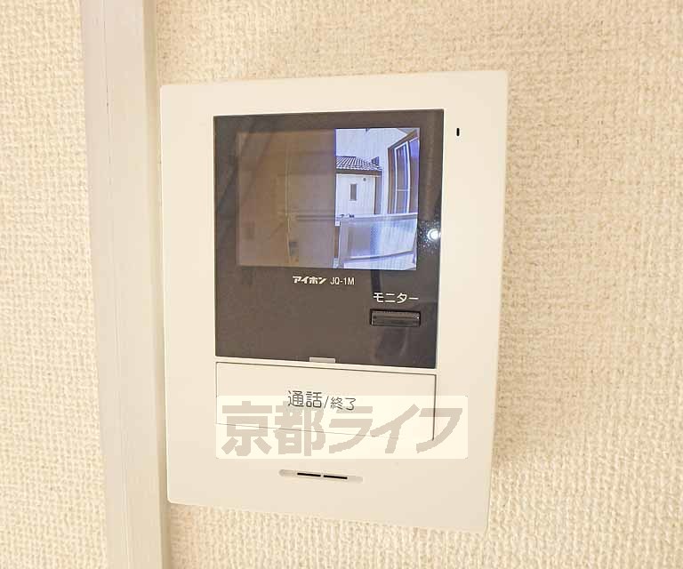 セキュリティ　来客確認が出来るモニター付です。