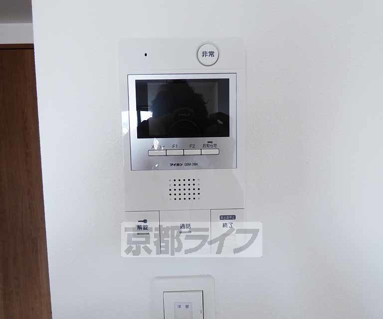 セキュリティ　顔が見えて安心です。