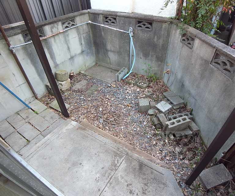バルコニー　庭です！