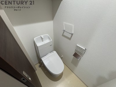 トイレ　ウォシュレット付きのトイレです！
