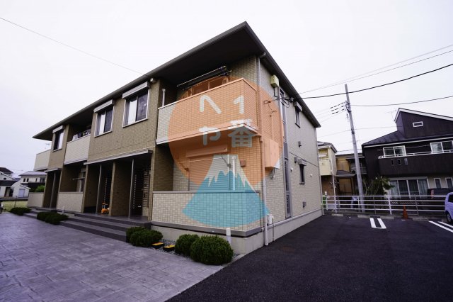 建物外観　ネット無料。アミティエA棟の外観です