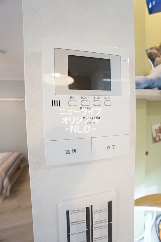 セキュリティ　事前に訪問者を目視してから対応できるTVモニターホン付