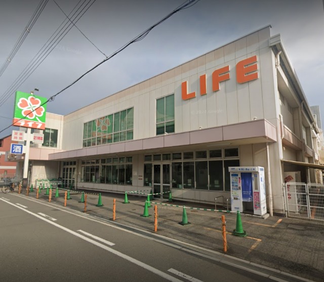 スーパー　ライフ新深江店、街の味方（スーパー）まで599m