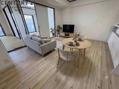 居室・リビング　画像中の家具はAIにより配置加工しているため、付属しません