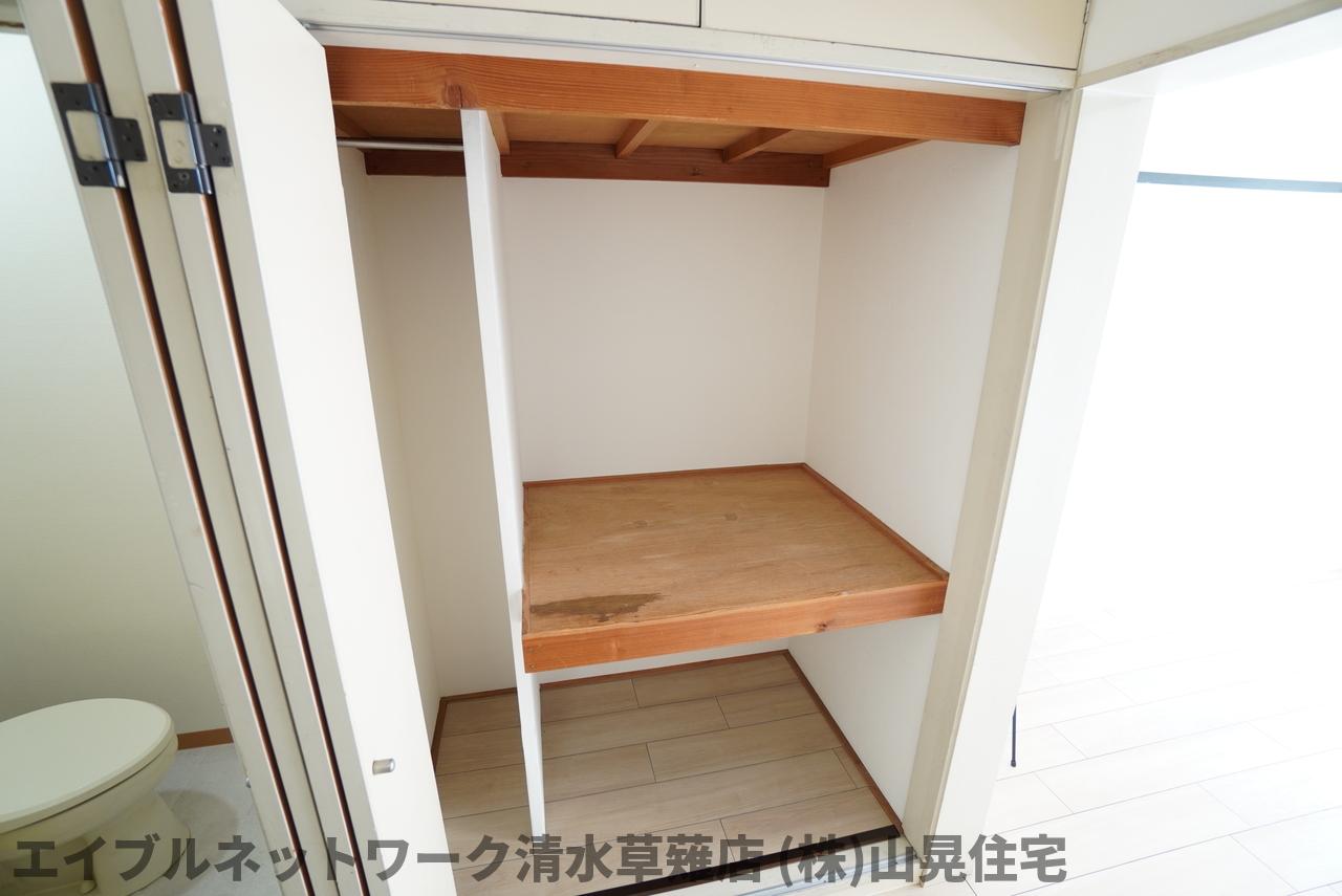 収納　収納のためのスペースです