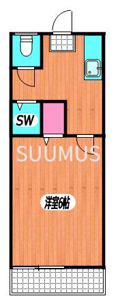 東京メトロ南北線 四ツ谷駅 徒歩9分 2階建 築61年の間取り写真