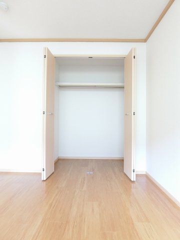 収納　たっぷりとした収納スペースです