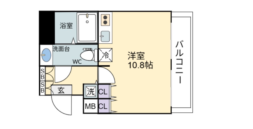 フレール仙台泉中央の間取り写真