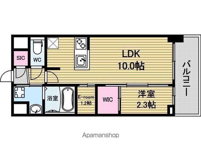セレニテ本町東リアンの間取り写真